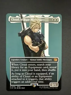 Cloud, Midgar Mercenary (Borderless) Final Fantasy Regular - Image 1