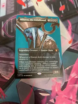 MTG - MIKAEUS THE UNHALLOWED - MYTHIC - CMM - LP - BORDERLESS - Image 1