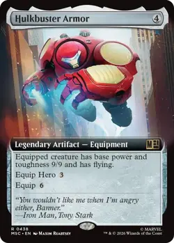 Hulkbuster Armor (Extended Art) 438 MSC Commander: Marvel Super Heroes NM - Image 1