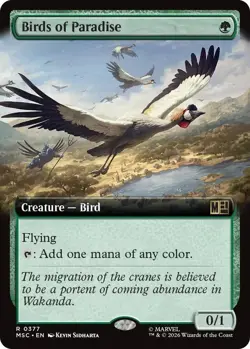 Birds of Paradise (Extended Art) - Commander: Marvel Super Heroes (MSC) - Image 1
