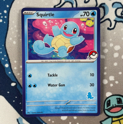 Squirtle Blue Border (Pokeball Version) My First Battle Promo Pokemon Card NM - Image 1