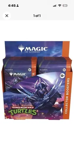 MTG Magic TEENAGE MUTANT NINJA TURTLES COLLECTOR BOOSTER BOX Factory Sealed TMNT - Image 1