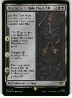 One Ring to Rule Them All (FOIL) 102 The Lord of the Rings MTG NM - Image 1
