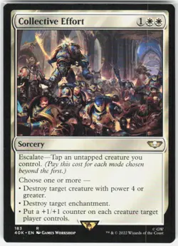 Collective Effort 183 Universes Beyond: Warhammer 40,000 Magic: The Gathering NM - Image 1