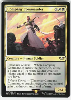 Company Commander 113 Universes Beyond: Warhammer 40,000 Magic: The Gathering NM - Image 1