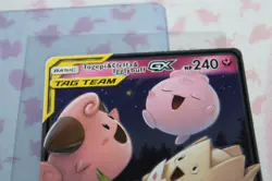 Togepi & Cleffa & Igglybuff GX 143/236 SM Cosmic Eclipse Holo Card NM Condition - Image 2