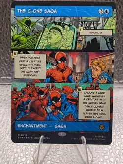 The Clone Saga - Borderless Non-Foil #0219 R MTG Marvel's Spider-Man NM ENG - Image 1