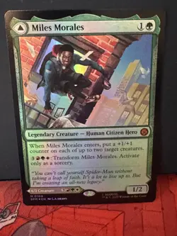 Miles Morales 108 Mythic Marvel's Spider-Man Magic: The Gathering Foil Near Mint - Image 1