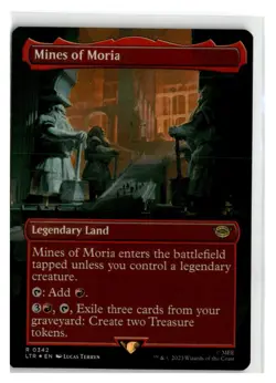 Mines Of Moria [FOIL Borderless] - The Lord Of The Rings 342 - Magic MTG - Image 1