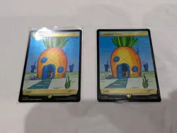 SpongeBob Magic the Gathering Secret Lair Command Tower Rainbow Foil 7012 X2 - Image 2