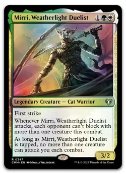 Mirri, Weatherlight Duelist #347 (Foil) (NM) Commander Masters CMM Magic MTG - Image 1