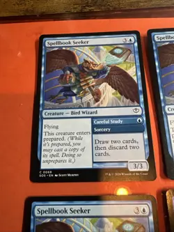 Spellbook Seeker - Secrets of Strixhaven (SOS) C 0068 (x4) *1 Foil - Image 2
