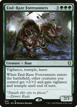 1x End-Raze Forerunners NM Eng MTG - Commander Legends Baldur's Gate - Image 1