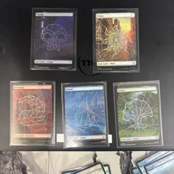 FOIL Full Art Land Set - Spider-Man (5 Card Land Set) MTG Magic - Image 1
