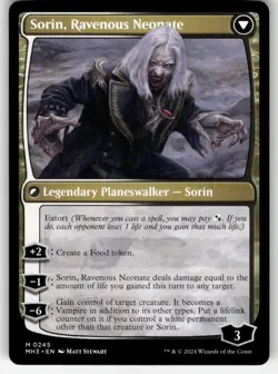 Sorin of House Markov 245 Mythic Modern Horizons 3 Magic: The Gathering Foil NM - Image 2
