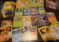 Pokemon TCG Damaged lot Mainly Vintage Wotc Mid Era - Image 1