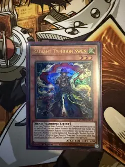 Yugioh Radiant Typhoon Swen DOOD-EN014 Ultra Rare 1st Edition - Image 1