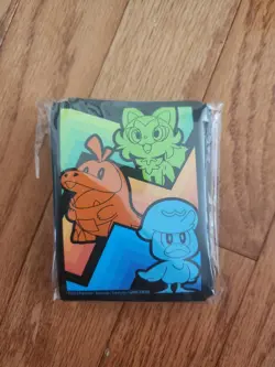 Pokemon Paldea Evolved ETB Sleeves 65 Card Set Sealed - Image 1