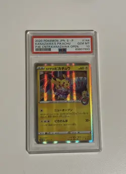 PSA 10 Kanazawa's Pikachu 144/S-P Pokemon Center Promo Japanese 2020 Holo - Image 3