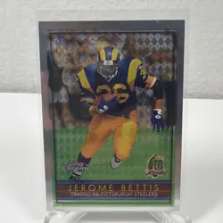 1996 Topps Chrome Jerome Bettis Pittsburgh Steelers #125 NM Card Rams - Image 1