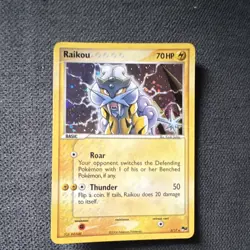 Pokemon TCG Raikou POP Series 2 3/17 Holo Promo English 70 HP Basic 2006 - Image 3