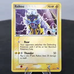 Raikou Pop Series 2 3/17 Holo Promo Pokemon TCG Nintendo Ultra Rare LP 2006 - Image 1