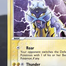 Raikou Pop Series 2 3/17 Holo Promo Pokemon TCG Nintendo Ultra Rare LP 2006 - Image 2