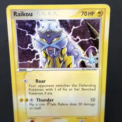 Raikou Pop Series 2 3/17 Holo Promo Pokemon TCG Nintendo Ultra Rare LP 2006 - Image 3