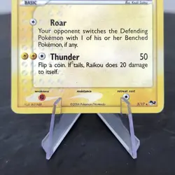 Raikou Pop Series 2 3/17 Holo Promo Pokemon TCG Nintendo Ultra Rare LP 2006 - Image 4