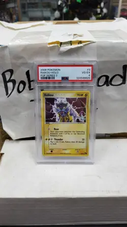 2006 RAIKOU HOLO POP SERIES 2 POKEMON TCG PSA 4 VERY GOOD-EXCELLENT VG-EX #3 - Image 1