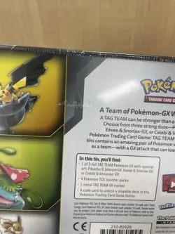 Pokemon TCG: TAG Team Tin Eevee and Snorlax GX Factory sealed 820650805295 - Image 4