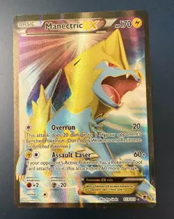 Pokemon TCG Manectric EX (113 Full Art) #113/119 XY - Phantom Forces - Image 3