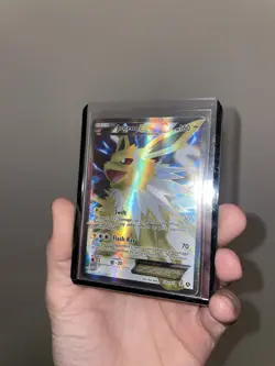 Jolteon EX 28a/83 Generations Ultra Rare Full Art Holo Pokemon Card - Image 2
