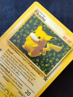 Pokemon card Ivy Pikachu League Promo Black Star #1 Wizards WOTC 1999 EX - Image 2