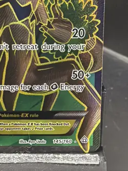 Pokemon Trevenant EX Ultra Rare Full Art Holo 145/160 XY Primal Clash - Image 4
