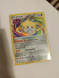 Amazing Rare Jirachi Holo Pokemon Card Vivid Voltage 119/185 - Image 1