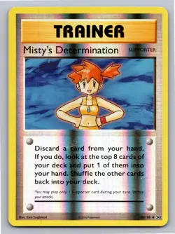 Misty's Determination 80/108 Uncommon Evolutions Pokemon Reverse Holo Near Mint - Image 1