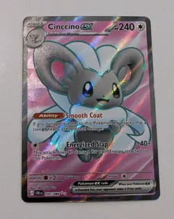 Pokemon TCG Cinccino Full Art 105/086 Chaos Rising Ultra Rare NM - Image 1