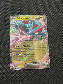 Pokemon Salamence EX 114/159 Journey Together Stamped Promo Holo NM - Image 1