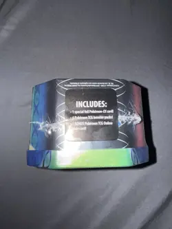 New Sealed Pokemon TCG 2014 Xerneas EX Legend of Kalos Tin With 4 Booster Packs - Image 3