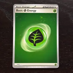 Basic Grass Energy SVE 001 Pokemon 151 Scarlet & Violet Cosmos Holo NM - Image 1