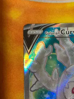 C1030 POKEMON TCG GALARIAN CURSOLA V NM CARD HOLO #071 CHAMPIONS PATH RARE - Image 3