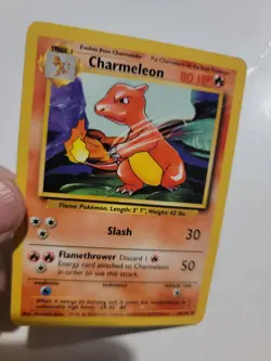 Rare Charmeleon Pokemon 1999 24/102 1st Edition Vintage 1990s Wotc Nintendo - Image 1