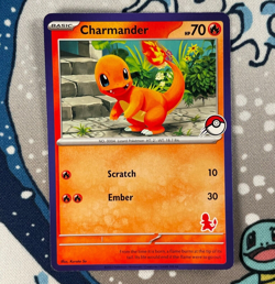 Charmander Blue Border (Pokeball Version) My First Battle Promo Pokemon Card NM - Image 1