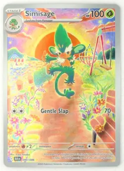Simisage Illustration Rare 90 Black Bolt Pokemon TCG - Image 1