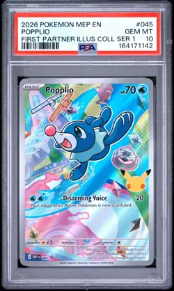 2026 POKEMON FIRST PARTNER ILLUSTRATION COLLECTION ALOLA PSA 10 SEQUENTIAL SET - Image 2