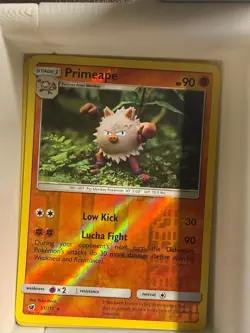 Primeape 51/111 Rare Crimson Invasion Pokemon Reverse Holo Near Mint - Image 1