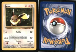 Eevee 55/82 Common Team Rocket Pokemon Lightly Played - Image 3