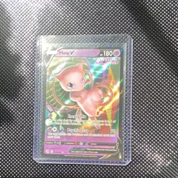 Pokemon TCG Mew Promo Holo #8 & Mew V 113/264 Fusion Strike 2-Card Lot - Image 3