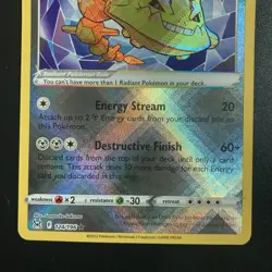 Radiant Steelix 124/196 Radiant Rare Pokemon Lost Origin Holo Near Mint - Image 5